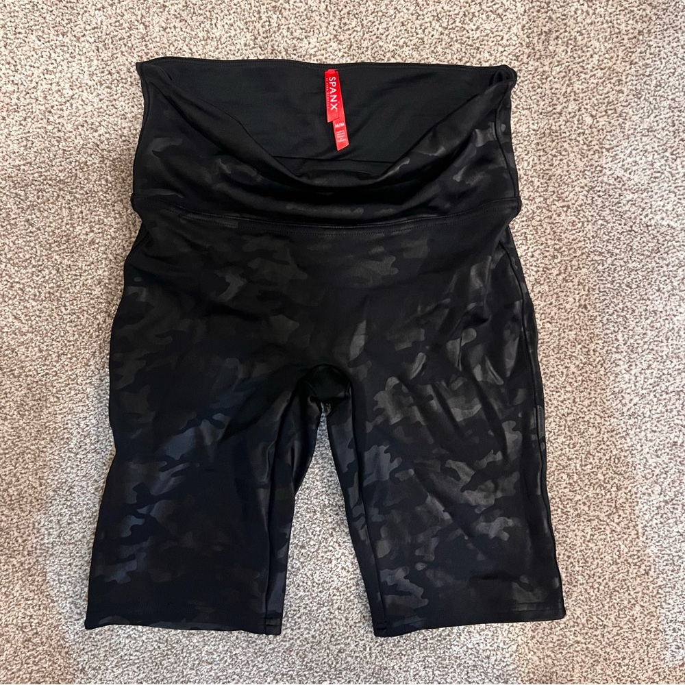 Spanx Bike Shorts Camouflage High Rise